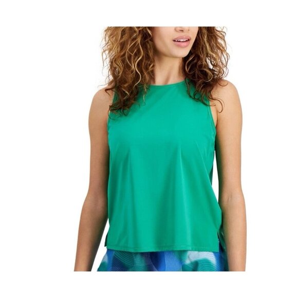 Ideology Tops - ID Ideology Women’s Regular fit Sleeveless Tank Top Shirt XXL Green Solid New